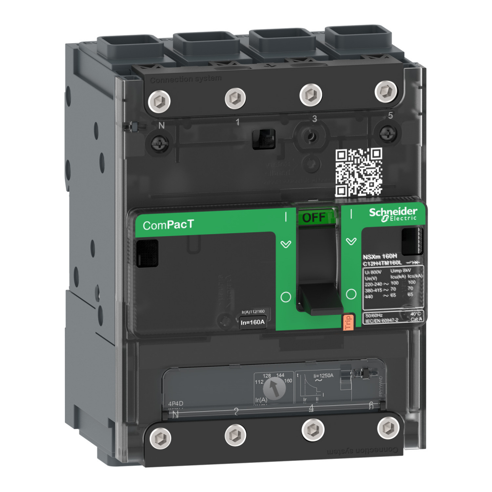NSXm160N 50kA AC 4P4D 32A TMD - C11N4TM032L - SCHNEIDER ELECTRIC