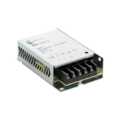 ZASILACZ IMPULSOWY BRS 230/12V 2A 24W MODUŁOWY DO WBUDOWANIA, UZAS: 85-264V AC - 17000-1875 - BREVE