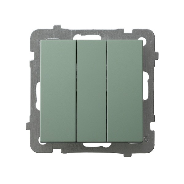 Łącznik potrójny zwierny ZIELONY MAT - ŁP-24G/m/84 - OSPEL