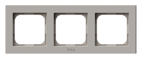 Ramka potrójna do łączników IP-44 Tworzywo poliwęglan KASZMIR - RH-3R/82 - OSPEL