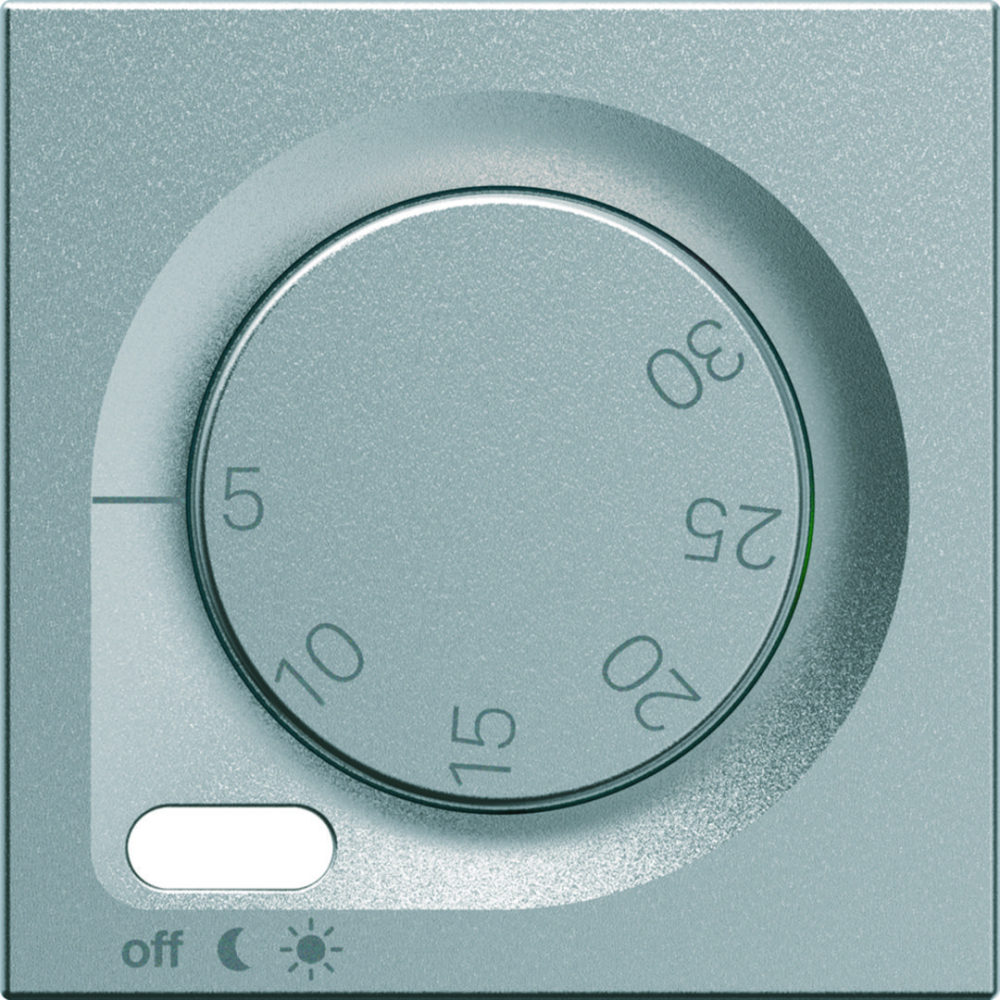 lumina Płytka czołowa do regulatora temperatury srebrny - WXD315T - HAGER