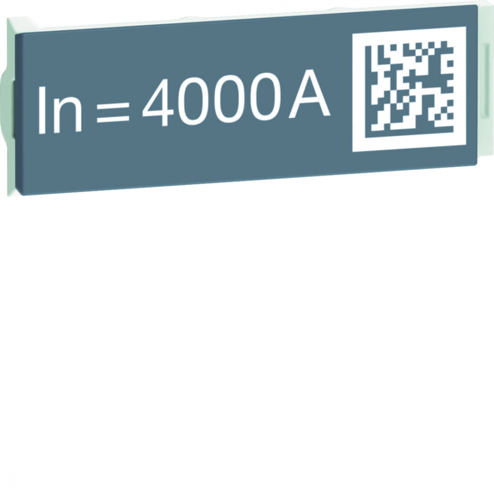 ACB HW4 Wtyczka z oznaczeniem znamionowym wyłącznika 4000A - HWW473HSA - HAGER