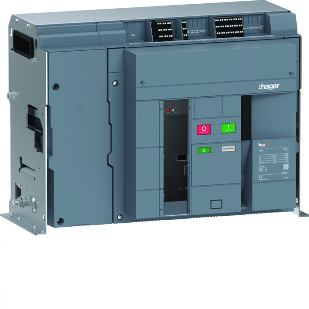 ACB HW4 85kA 1600A 4P Wyłącznik powietrzny stacjonarny do wyzw. sentinel Energy - HW4S416FE - HAGER