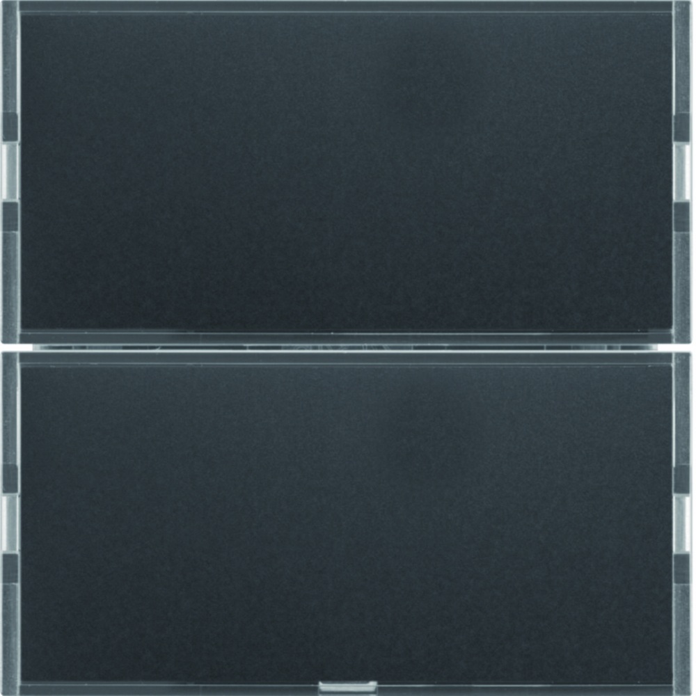 KNX e/s B.x Przycisk 2-kr z p. opis., diod. LED RGB i czuj. temp., ant. i alu - 80162785 - HAGER
