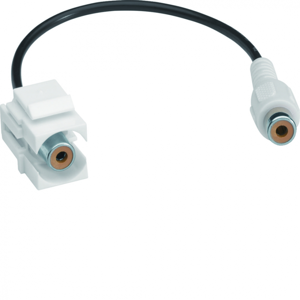 tehalit.WA Moduł keystone RCA Gn-Gn 0,2m biały hfr - GMKRCAWS - HAGER