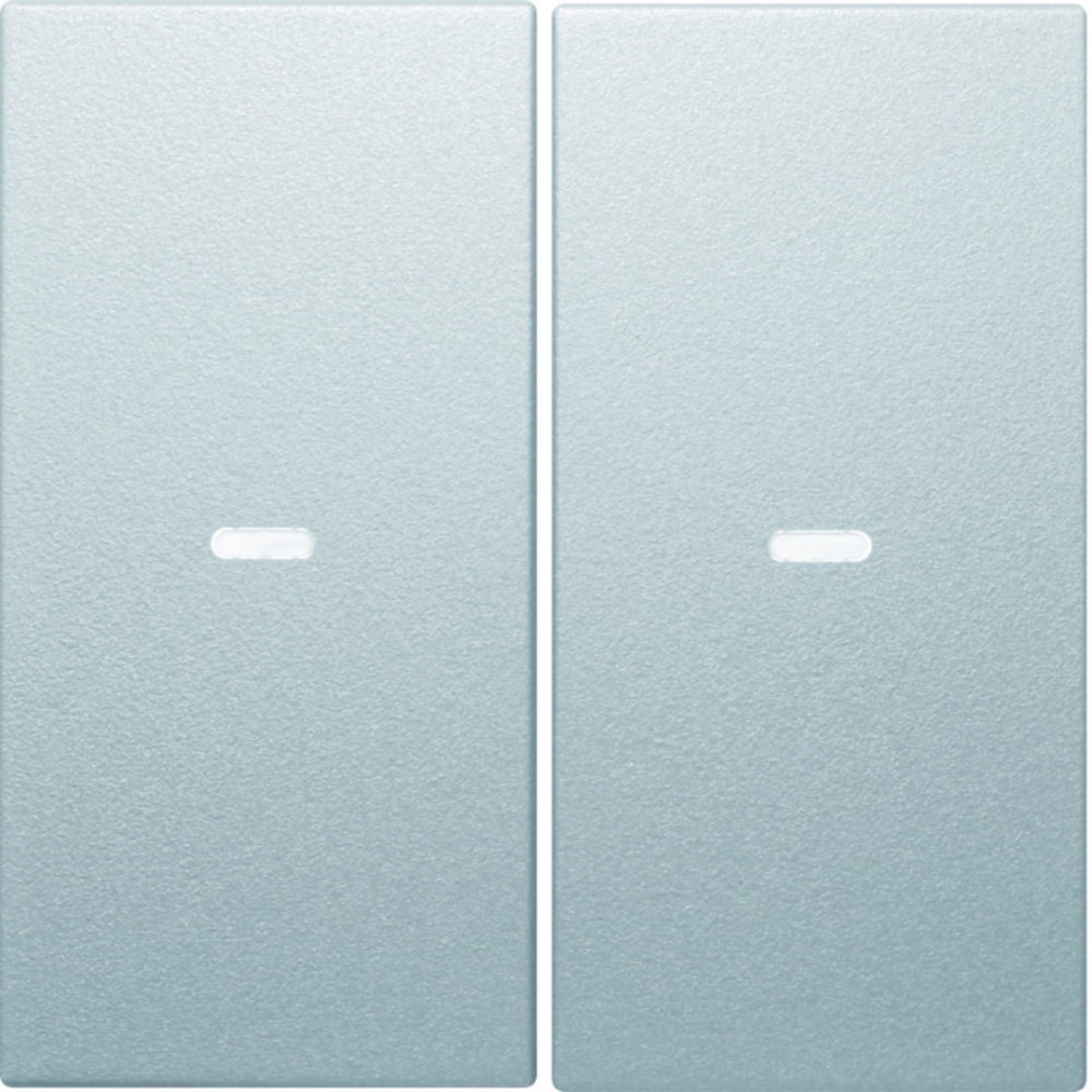 KNX e/s B.x Klawisze z soczewką do modułu przycisku 2-kr, alu mat, lak. - 80960383 - HAGER