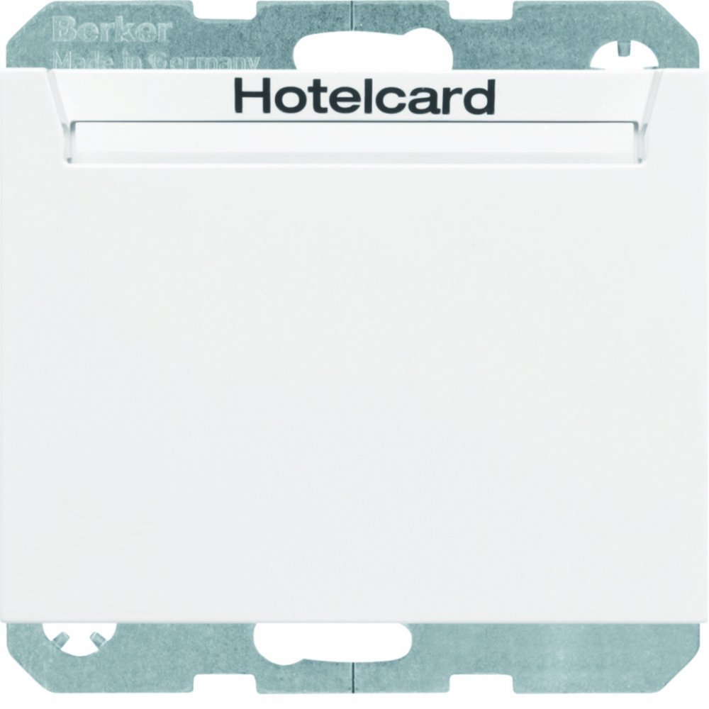 K.1 Łącznik przekaźnikowy na kartę hotelową, biały połysk - 16417119 - HAGER