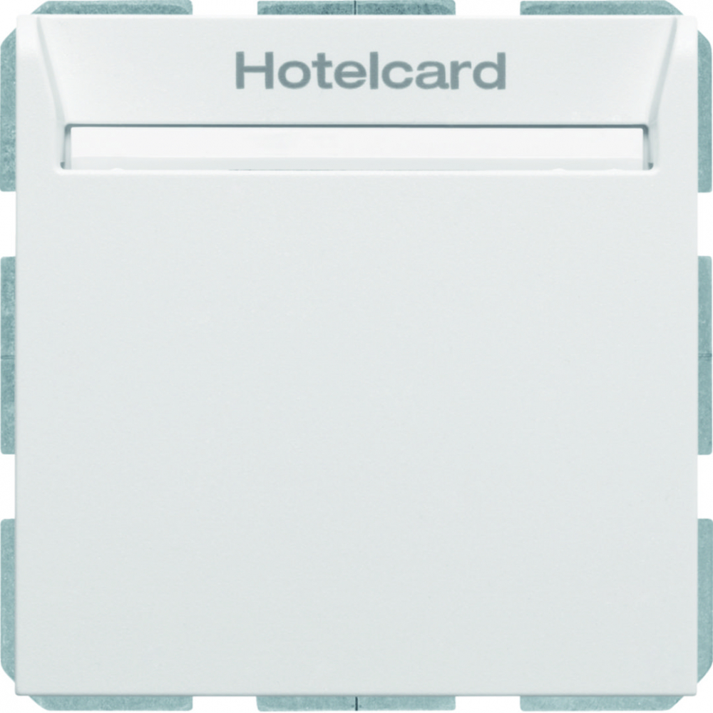 B.3/B.7 Łącznik przekaźnikowy na kartę hotelową, biały, mat - 16409909 - HAGER