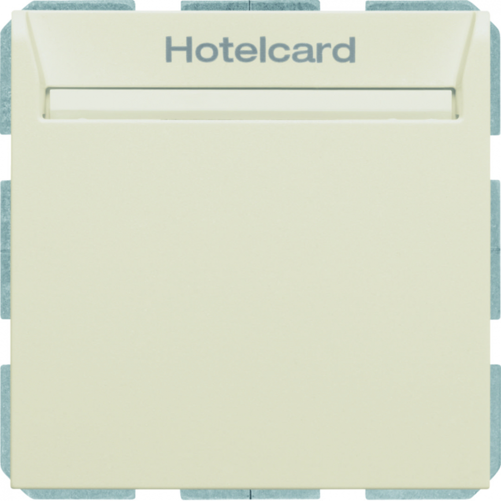 B.Kwadrat Łącznik przekaźnikowy na kartę hotelową, kremowy, połysk - 16408992 - HAGER