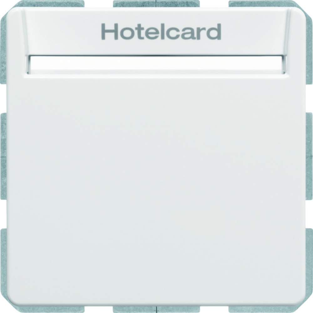 Q.x Łącznik przekaźnikowy na kartę hotelową, biały, aksamit - 16406099 - HAGER