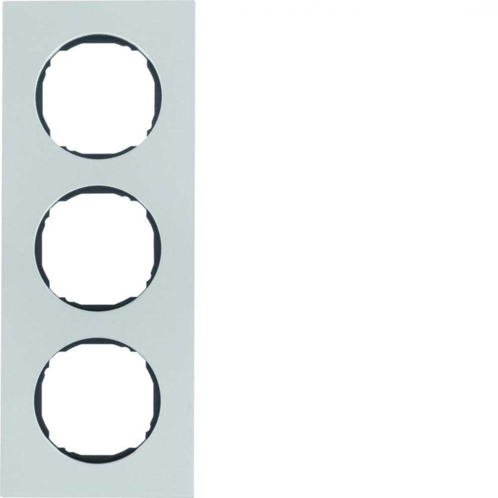 R.8 Ramka 3-krotna, stal szlachetna - 10132614 - HAGER