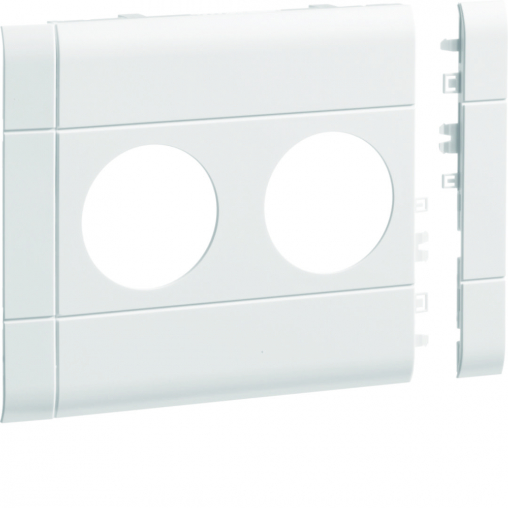 tehalit.WA Maskownica 2-krotna ABS bezhalogenowy 120mm biały - GB120209016 - HAGER