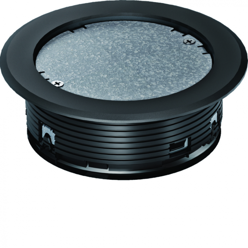 tehalit.VE-EE Przepust kablowy pełny 32mm tworzywo, czarny - LAR02KB9005 - HAGER