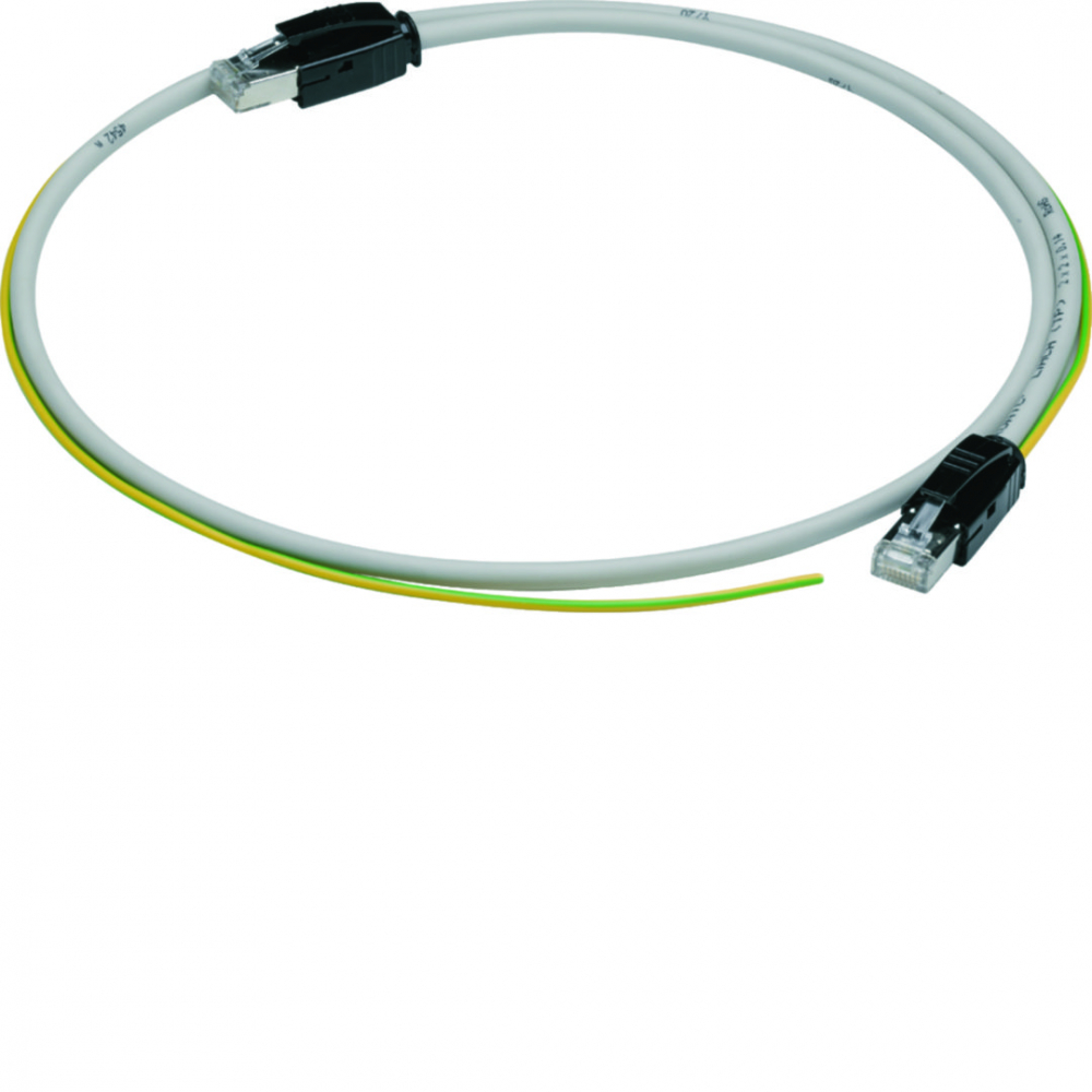 Kabel Modbus, 2 x RJ45 + uziemienie, dł. 2m - HTG472H - HAGER