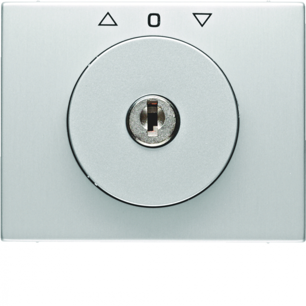 K.5 Płytka czołowa z kluczykiem do łącznika żaluzjowego obrotowego, aluminium - 1079730300 - HAGER