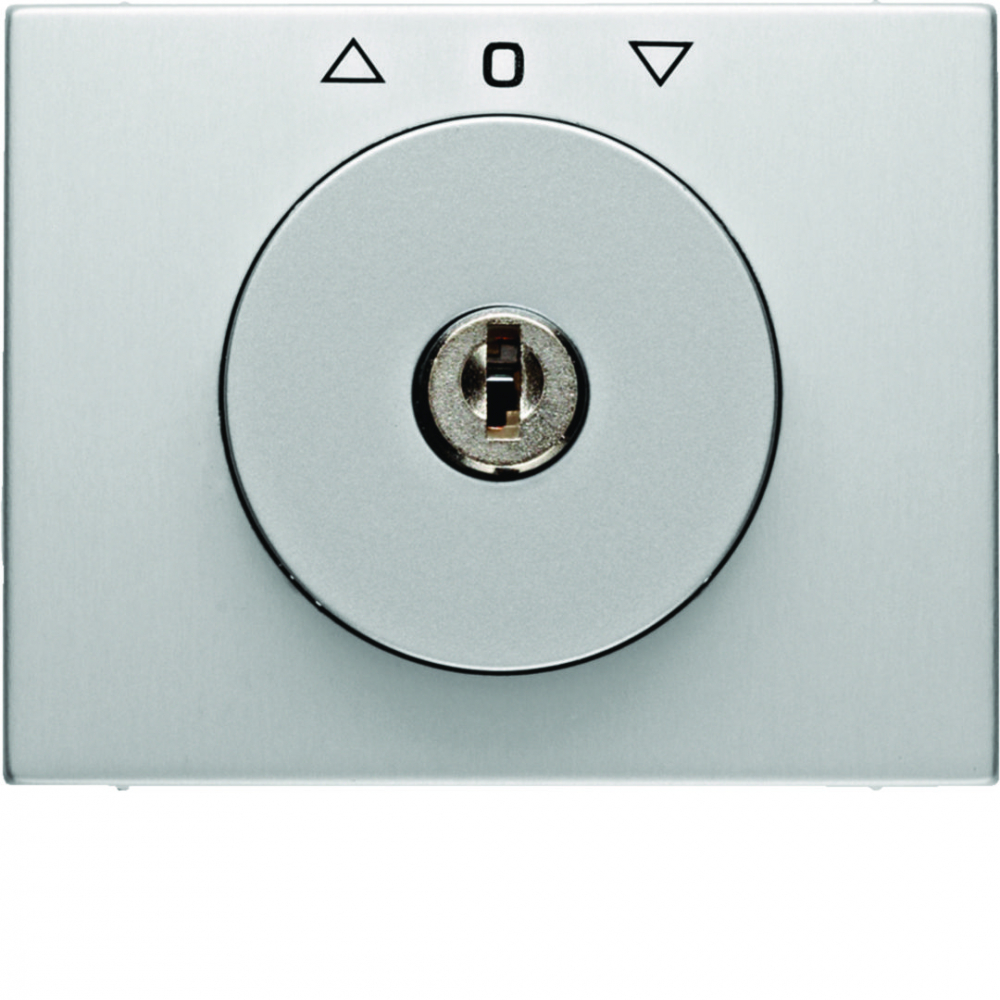 K.5 Płytka czołowa z kluczykiem do łącznika żaluzjowego obrotowego, aluminium - 1079720300 - HAGER