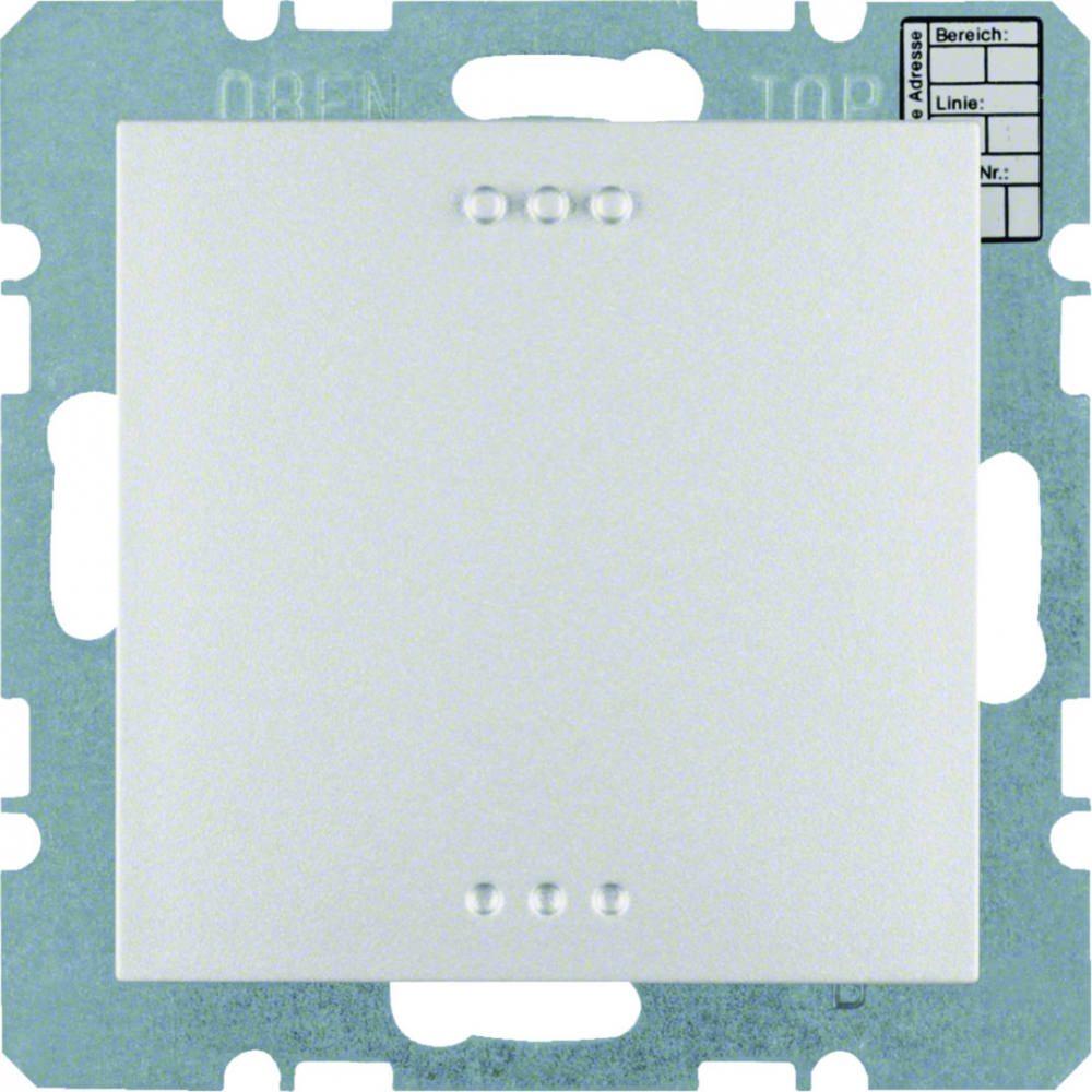 KNX s B.Kwadrat/B.3/B.7 Czujniki CO2 i wilgotności z reg temp alu mat lak - 75441383 - HAGER