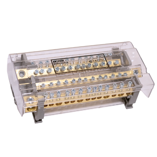 Blok dystrybucyjny Moblock 4P 160A-14 1x50 + 4x35 + 9x16mm2 - MAB4163A18 - MOREK
