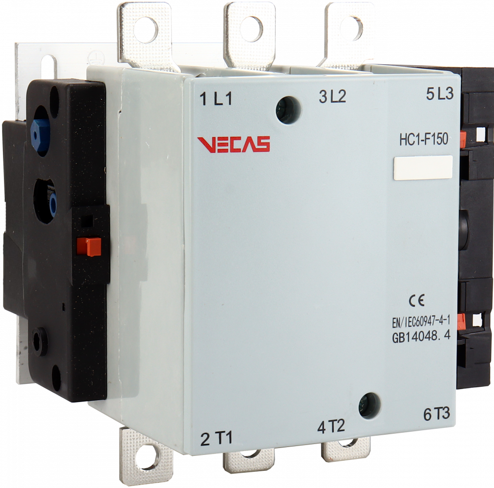 Stycznik mocy 150A AC-3 3P 1NO+1NC 230V AC - VCS-HC1-F-150-11-230 - VECAS