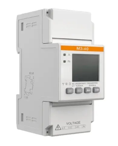 LICZNIK SOLAX M3-40, ZAWIERA KOMPLET PRZEKŁADNIKÓW NCTK-16 100 A/40 MA - M3-40 - SOLAX