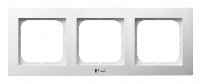 RAMKA POTRÓJNA DO ŁĄCZNIKÓW IP44 BIAŁY AS - RH-3G/00 - OSPEL