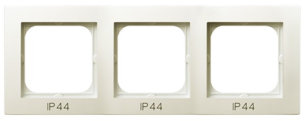 RAMKA POTRÓJNA DO ŁĄCZNIKÓW IP-44 ECRU AS - RH-3G/27 - OSPEL