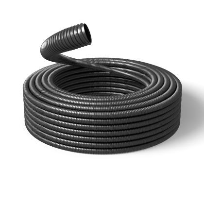 RURA SPIREX ŚREDNICA WEWNĘTRZNA 32MM CZARNY OPAK 30M - GUS 32N - SCAME