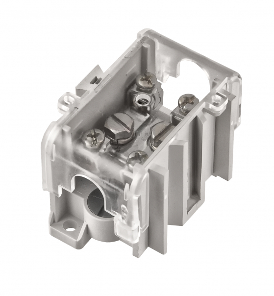 LISTWA ZACISKOWA ODGAŁEŹNA LZ 1X35/16 TERMOPLASTYCZNA Z OSŁONĄ  - E.4101 - PAWBOL