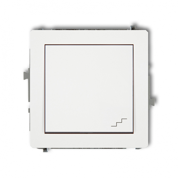 DECO; Mechanizm łącznika schodowego biały - DWP-3 - KARLIK