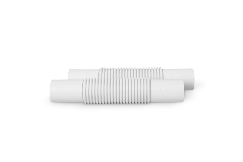 ZŁĄCZKA KOMPENSACYJNA PP KARBOWANA ZCL-18 ZCLF 18 BIAŁA  - 10166 - TTPLAST