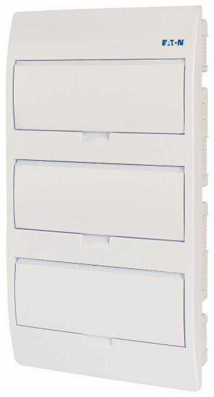SZAFKA PODTYNKOWA DRZWI BIAŁE IP40 36 MODUŁÓW (3X12) BC-U-3/36-TW-ECO  - 284643 - EATON