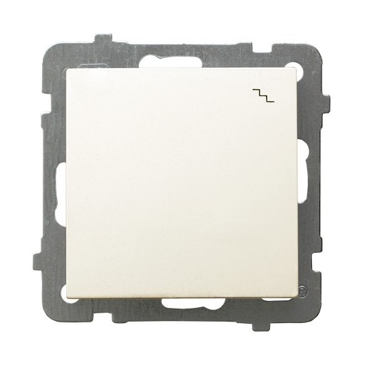 ŁĄCZNIK SCHODOWY POJEDYNCZY ZACISKI ŚRUBOWE 10AX 250V IP20 ECRU AS - ŁP-3G/m/27 - OSPEL