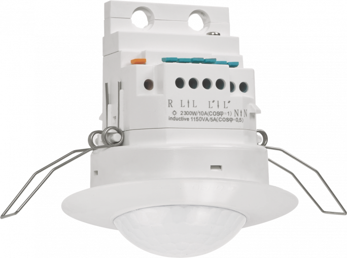 CZUJNIK RUCHU PIR P/T 2300W IP20 SWISS GARDE 360 PRESENCE EB 16M BIAŁY - 25170 - NIKO