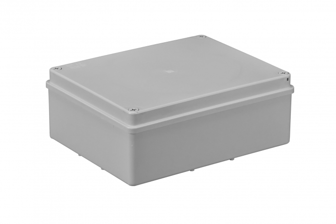 PUSZKA INSTALACYJNA NATYNKOWA 240 X 190 X 90, BEZ DŁAWIKÓW, IP 56 SZARA - S-BOX 516 - PAWBOL