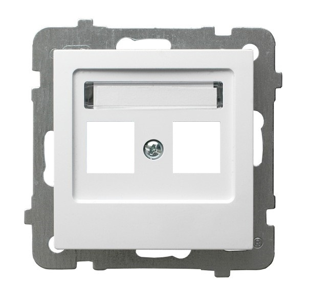 OBUDOWA GNIAZDA PODWÓJNEGO TYPU KEYSTONE AS - GPK-2G/p/00 - OSPEL