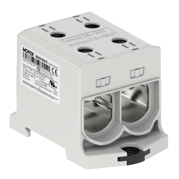 OTL150-2  szary 2xAl/Cu 25-150mm2 1000V AC/1500V DC Zacisk uniwersalny - MAA2150A10 - MOREK