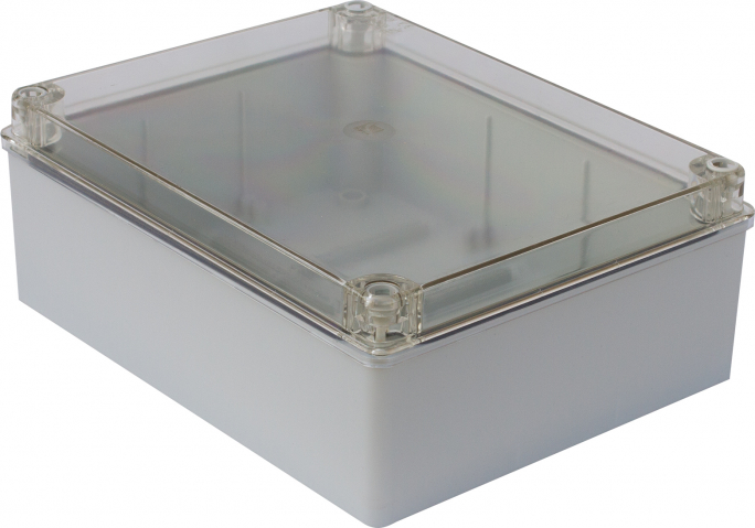 PUSZKA INSTALACYJNA N/T 240 X 190 X 90, BEZ DŁAWIKÓW,IP56 SZARA - S-BOX 516-P - PAWBOL