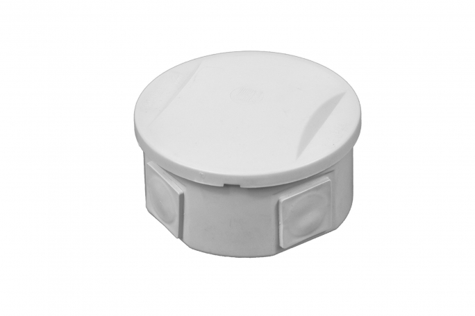 PUSZKA INSTALACYJNA N/TA HERMETYCZNA S-BOX 80 X 40 KLIK, 4 DŁAWIKI, IP 44 SZARA - S-BOX 026 - PAWBOL