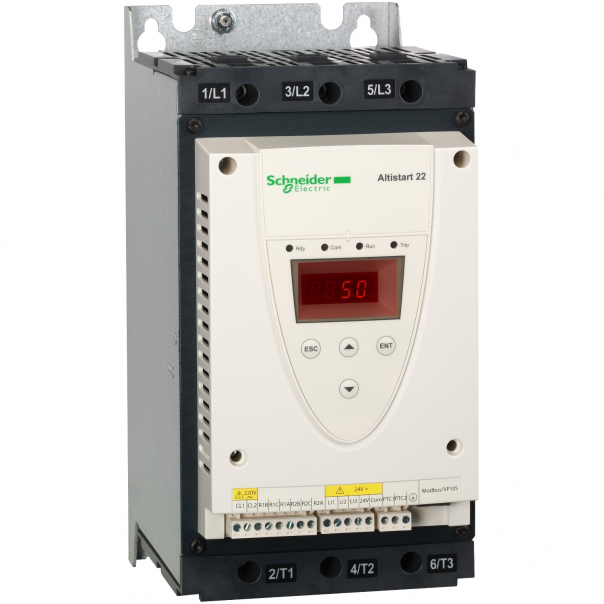 UKŁAD ŁAGODNEGO ROZRUCHU 3-FAZOWE 230/440VAC 50/60HZ 30KW 62A IP20 ATS22 - ATS22D62Q - SCHNEIDER ELECTRIC