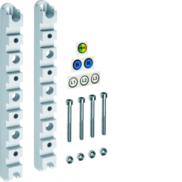UCHWYT SZYN ZBIORCZYCH UST4 1250A DLA CU 2X 30X10 4-BIEGUNOWY UNIVERSNHC  - UST446 - HAGER