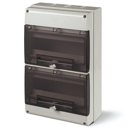 ROZDZIELNIA MODUŁOWA HERMETYCZNA NATYNK 24 MODUŁY 2X12 IP66 DOMINO 24 - 672.4024 - SCAME