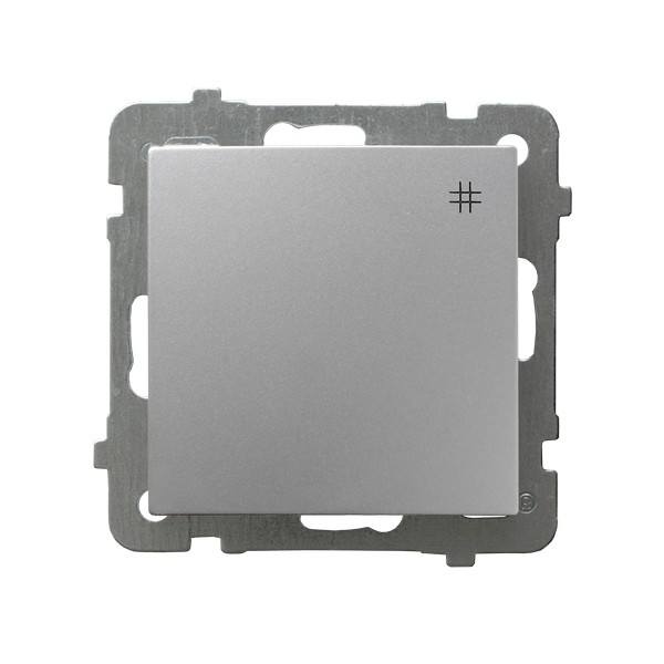 ŁĄCZNIK KRZYŻOWY ZACISKI ŚRUBOWE 10AX 250V IP20 SREBRNY AS - ŁP-4G/m/18 - OSPEL