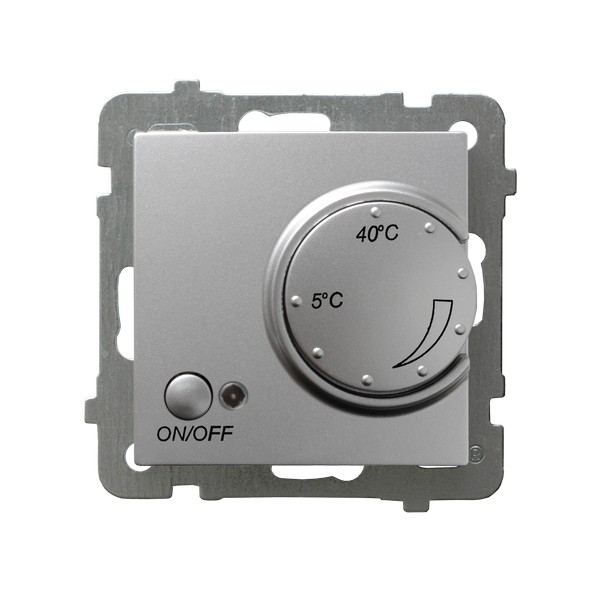 REGULATOR TEMPERATURY Z CZUJNIKIEM NAPOWIETRZNYM SREBRO AS. - RTP-1GN/m/18 - OSPEL