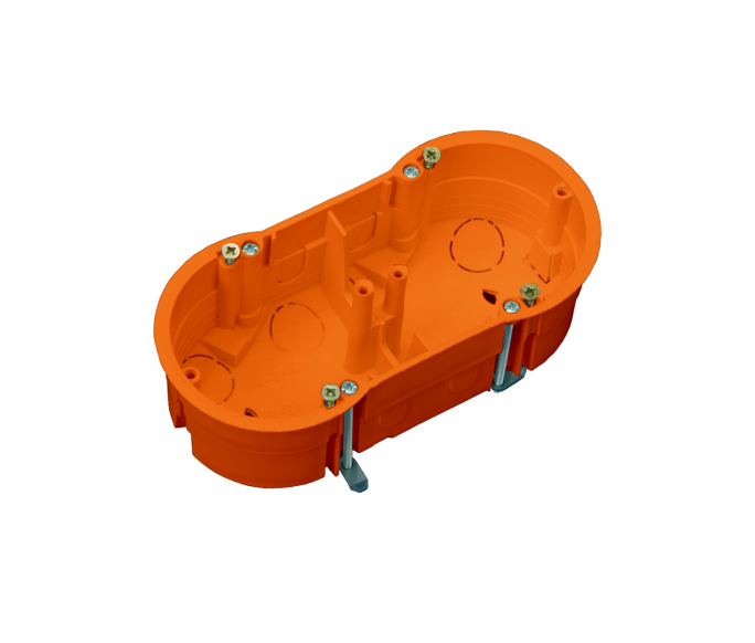 PUSZKA INSTALACYJNA PODWÓJNA DO PŁYT GIPSOWYCH PK 60 - A.0010P - PAWBOL