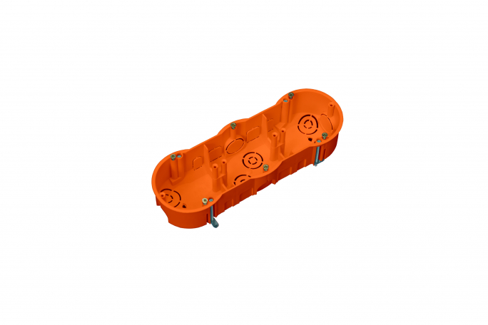 PUSZKA INSTALACYJNA POTRÓJNA DO PŁYT GIPSOWYCH  PK 60 - A.0041P - PAWBOL