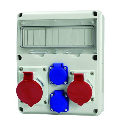 ROZDZIELNIA 32A,16A,2x230V ENERBOX. - 633.3122 - SCAME
