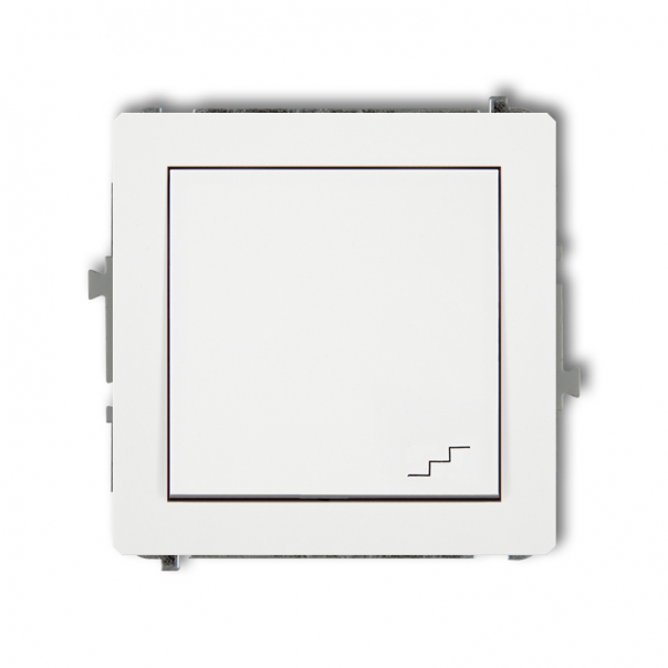 DECO; Mechanizm łącznika  schodowego  biały mat - 25DWP-3 - KARLIK