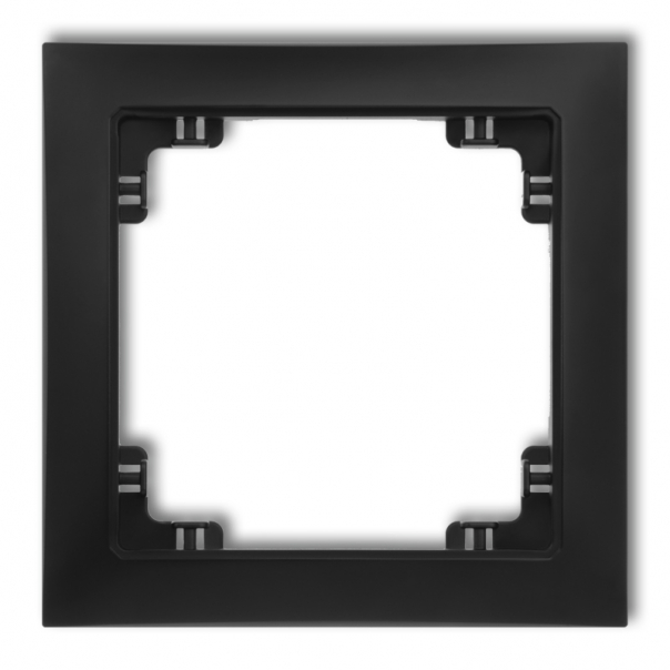 Ramka uniwersalna pojedyncza z tworzywa DECO Soft - 12DRSO-1 - KARLIK