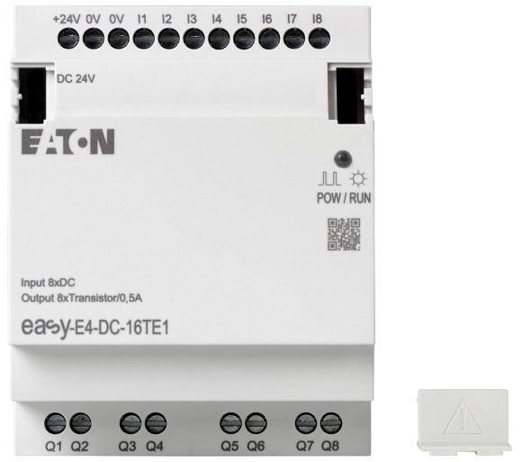 EASY-E4-DC-16TE1 EASYE4 ROZSZERZENIE 24VDC, 8DI, 8DO-T. - 197220 - EATON