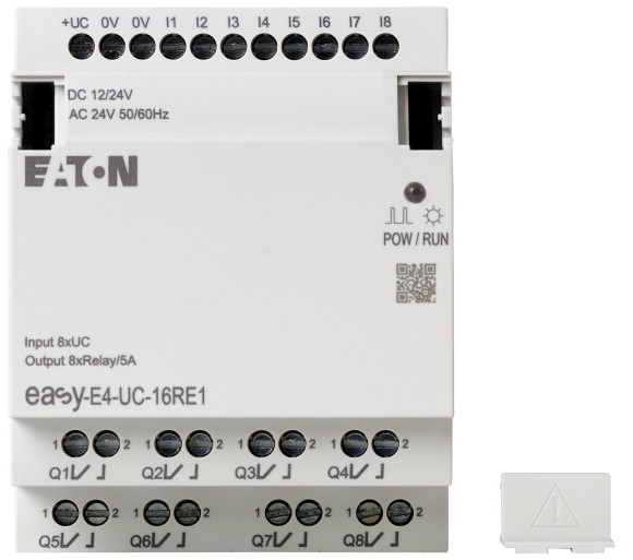 EasyE4 rozszerzenie 12-24VDC, 24VAC, 8DI, 8DO-R EASY-E4-UC-16RE1. - 197218 - EATON